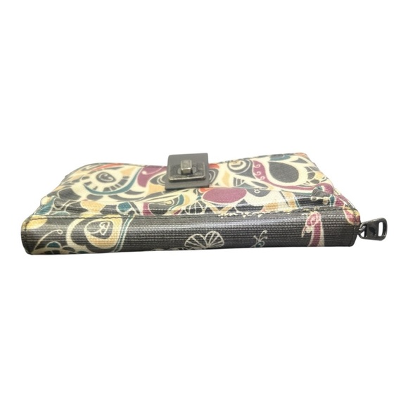 🌈 Sakroots‎ Artist Circle Zip-Around Wristlet Wallet 🎨 Multicolor Boho Pattern - Picture 7 of 7